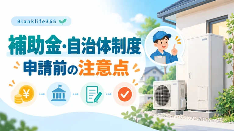 給湯省エネ2026｜エコキュート補助金はいくら？自治体制度・併用・申請の注意点